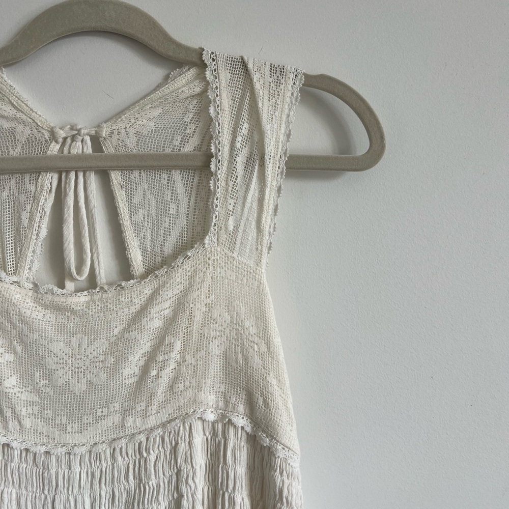 Free People Ivory Mini Dress - Picture 2 of 9